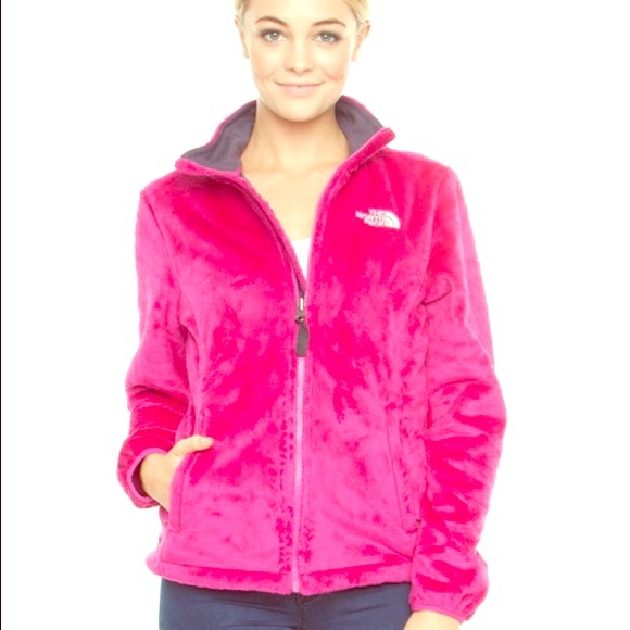 The North Face Tops - Winter Fave! Small Pink Fuzzy North Face Jacket
